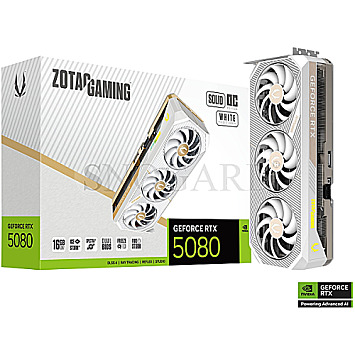 16GB Zotac ZT-B50800Q-10P Gaming GeForce RTX5070Ti Solid OC White Edition