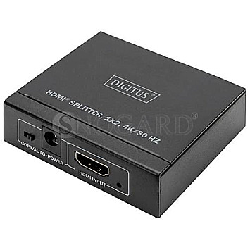 Digitus DS-45340 HDMI Splitter 1x2 4K/30Hz schwarz