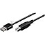 Goobay Easy USB 2.0 Hi Speed A/B 3m schwarz