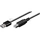 Goobay Easy USB 2.0 Hi Speed A/B 3m schwarz