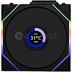 Lian Li Uni Fan TL LCD Wireless 120 RGB Reverse Blade schwarz