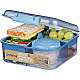 Sistema To Go Box Bento Cube recyceltes PP 1.25l farblich sortiert