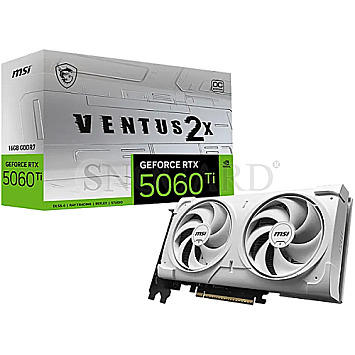 16GB MSI V535-002R GeForce RTX5060Ti 16G Ventus 2X OC White Plus