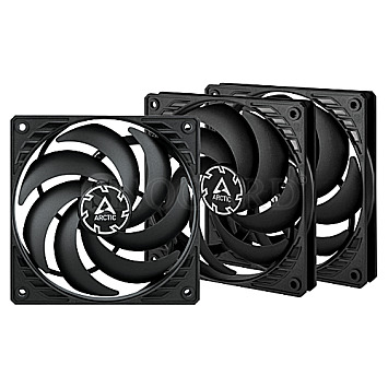 Arctic ACFAN00275A P12 Slim PWM PST 120mm 3er Pack schwarz