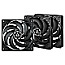 Arctic ACFAN00275A P12 Slim PWM PST 120mm 3er Pack schwarz