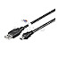 Goobay 93902 USB 2.0 Typ-A Stecker/USB 2.0 Typ-B Mini 5pin Stecker 1.8m schwarz