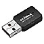 Edimax EW-7722UTn V3 N300 WiFi 4 Mini Adapter 2.4GHz USB 2.0 schwarz