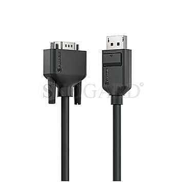 Alogic EL2DPVGA-02 DisplayPort -> VGA Adapterkabel 2m schwarz