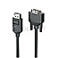 Alogic EL2DPVGA-02 DisplayPort -> VGA Adapterkabel 2m schwarz