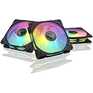 ASUS TUF Gaming TR120 Reverse ARGB 120mm 3er Pack schwarz