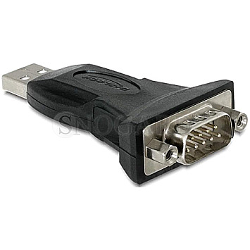 DeLOCK 61460 USB 2.0 auf Seriell DB9 Adapter schwarz