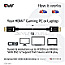 Club 3D CAC-1372 10K Ultra High Speed HDMI 2.1 Kabel 2m schwarz