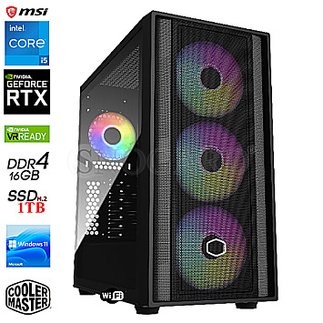 GamingLine i5-12400F-RTX4060Ti OC WiFi