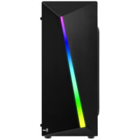 AeroCool Shard Black RGB ATX 36.52l Glasfenster