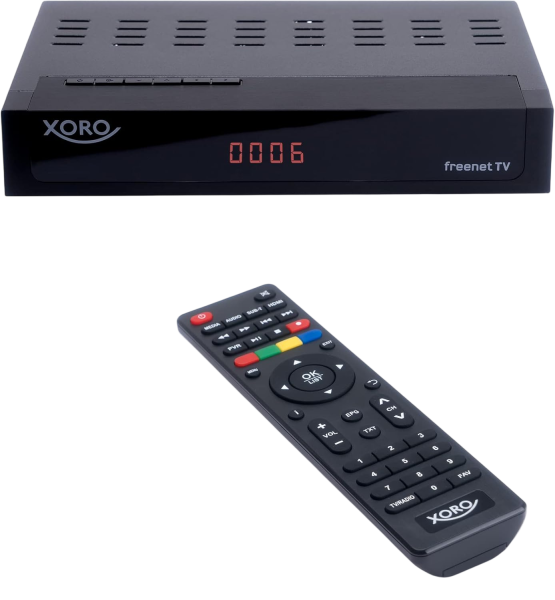 Xoro HRT 8770 Twin HD DVB-T2/C HD Receiver PVR schwarz