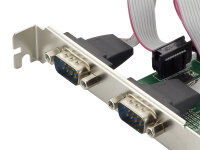 CONCEPTRONIC PCIe1x Card 2xRS232-Seriell             2.5Gbps