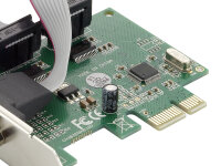CONCEPTRONIC PCIe1x Card 2xRS232-Seriell             2.5Gbps