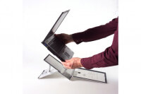 BakkerElkhuizen NB-Ständer Ergo-Q260 5Stufen plastik silber retail