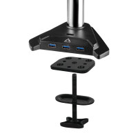 ARCTIC Monitorhalterung Z2 Pro Gen3(2x13-27"Monitorarm)4xUSB