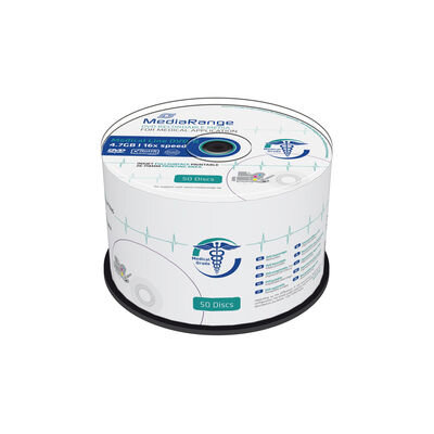 MediaRange Medical Line DVD-R 4.7GB/120min 16x speed Cake 50