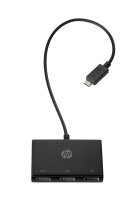 HP USB-C/USB-A 3 Port Hub