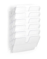 DURABLE Prospektspenderset Querformat Flexiplus 6 A4 transp