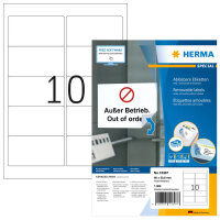 HERMA Adressetiketten A4 weiß 96x50,8   mm 1000 St.