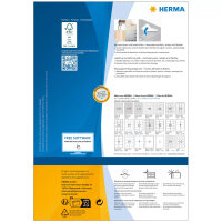 HERMA Adressetiketten A4 weiß 96x50,8   mm 1000 St.