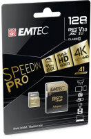 Emtec mSD 128GB UHS-I U3 V30 A1 SpeedIN Pro + Adapter