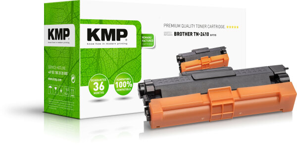 KMP Toner Brother TN-2410/TN2410 black 1200 S. B-T115 remanufactured