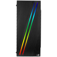 AeroCool Streak Tower 30.05l Acrylfenster RGB Black Edition