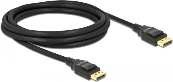 DELOCK Displayport Kabel DP -> DP St/St 2.00m schwarz 4K 20P