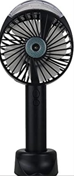 RealPower Ventilator Mobile Fan Spray  schwarz Sprühnebel