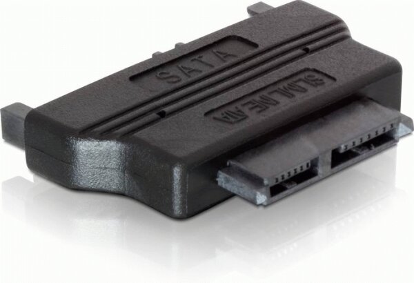 DELOCK Adapter SATA SATA 22pin -> SATA Slim 13pin Bu/St