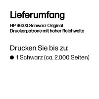 HP 963XL High Yield Schwarz