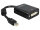 DELOCK Displayport Adapter mini DP -> DVI(24+5) St/Bu schwar