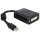 DELOCK Displayport Adapter mini DP -> DVI(24+5) St/Bu schwar