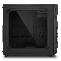 Sharkoon Gehäuse VG7-W       RGB    ATX      1xAcryl schwarz