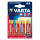 Varta Longlife Max Power Alkaline 1.5V Tech Mignon AA / LR6 4 Stück