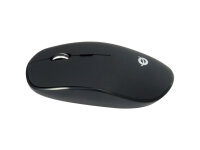 Conceptronic ORAZIO Wireless Keyboard + Mouse 1600dpi Funktastatur und Maus kabellos QWERTZ Layout DE schwarz