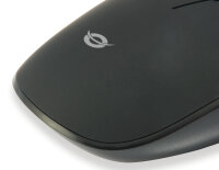CONCEPTRONIC Optische Maus USB-A/1200DPI/4Tasten L+R schwarz