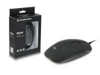 Conceptronic Regas Optical Mouse USB Optische Maus 1200dpi 4Tasten Links+Rechtshänder schwarz
