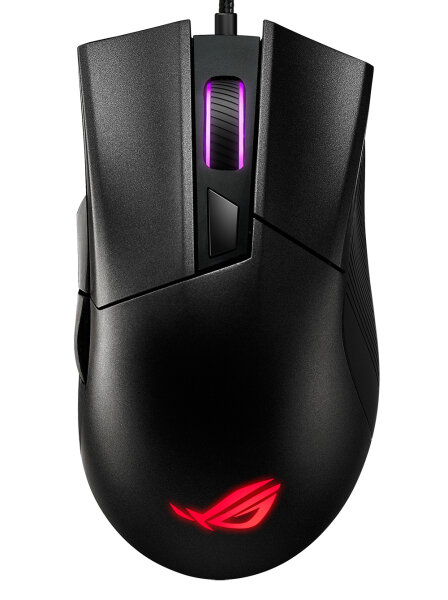 ASUS ROG Gladius II Core USB RGB Gaming Mouse 6200dpi USB schwarz