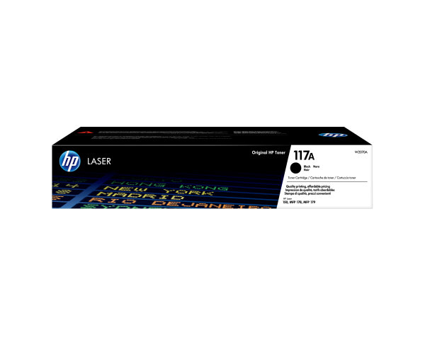 HP 117A Black  Laser Toner Cartridge 1000 Seiten schwarz