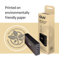 Club3D Schnellladegerät 1xUSB Typ C, 4xUSB Typ A, PD 111W retail