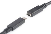 Digitus USB-C Verlängerungskabel, USB-C - USB-C