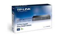 TP-Link JetStream Switch 16x RJ45 19" Smart Managed 16 Port RJ45