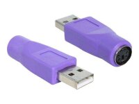 DELOCK USB Adapter USB A -> PS/2 St/Bu