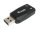 Equip Adapter USB-A->      2x3.5mm St/Bu             schwarz