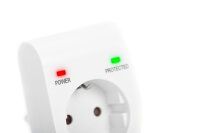 DIGITUS Überspannungsschutzadapter für Steckdose weiß